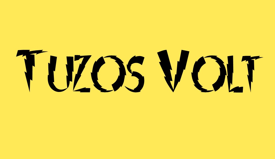 tuzos-volt font big