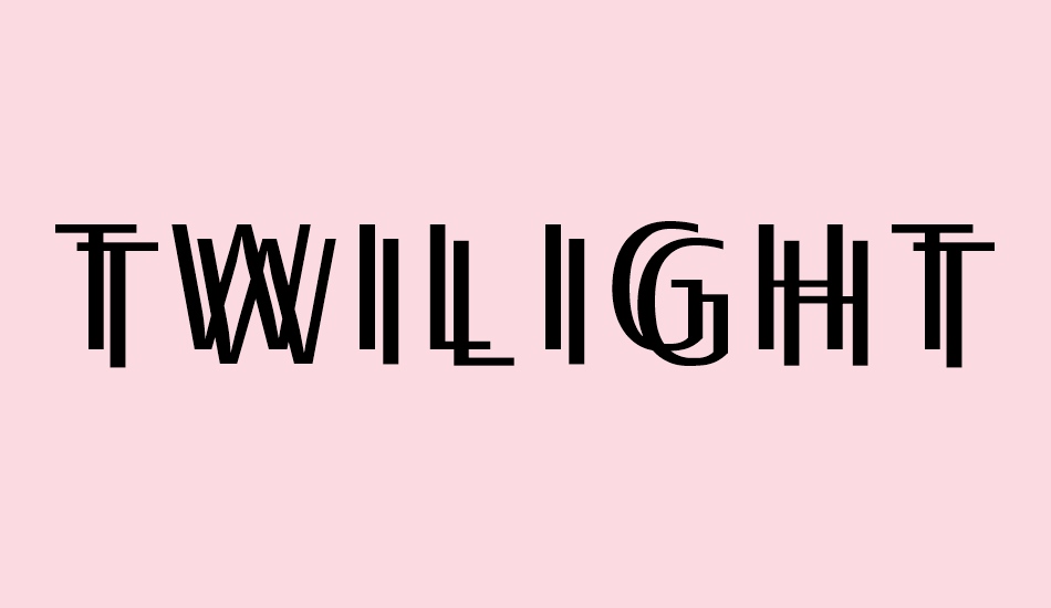 twilightcaps font big