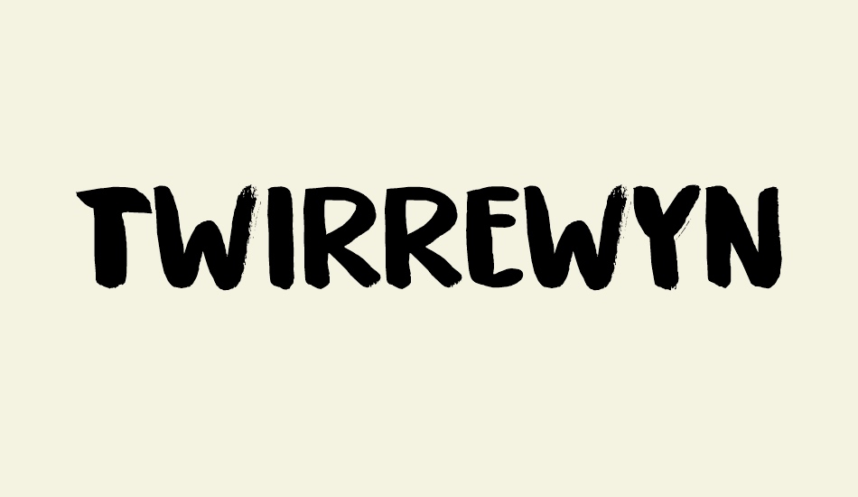 twirrewyn-demo font big