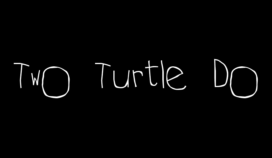 Two Turtle Doves font big