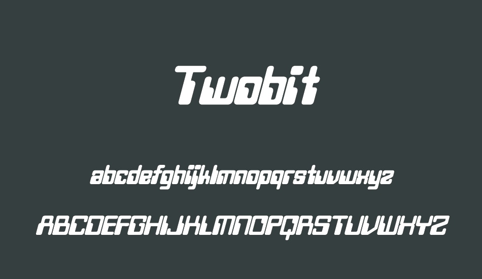 twobit font