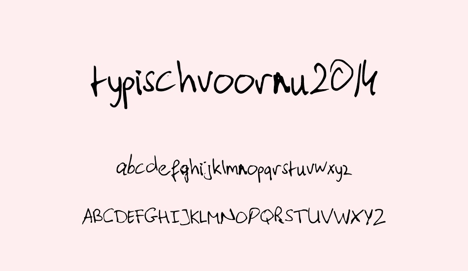 typischvoornu2014 font