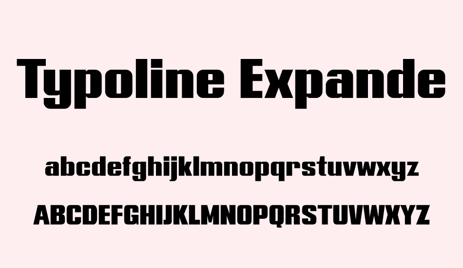 typoline-expanded font