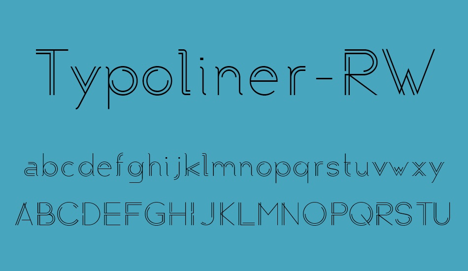 typoliner-rw-light font