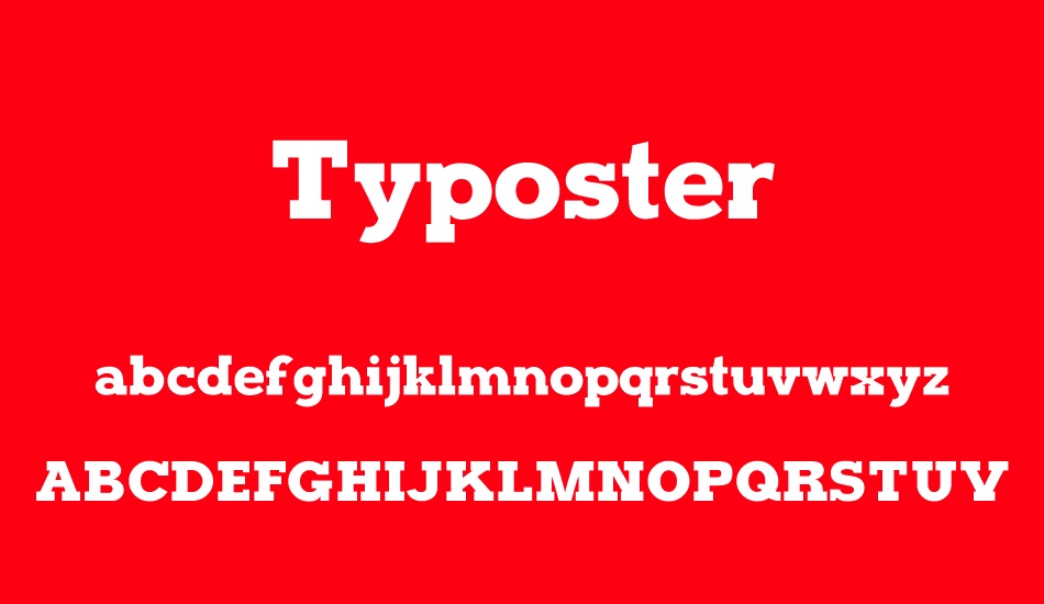 typoster font