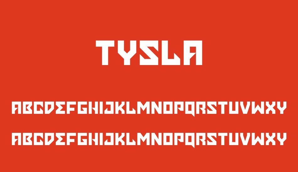 tysla font