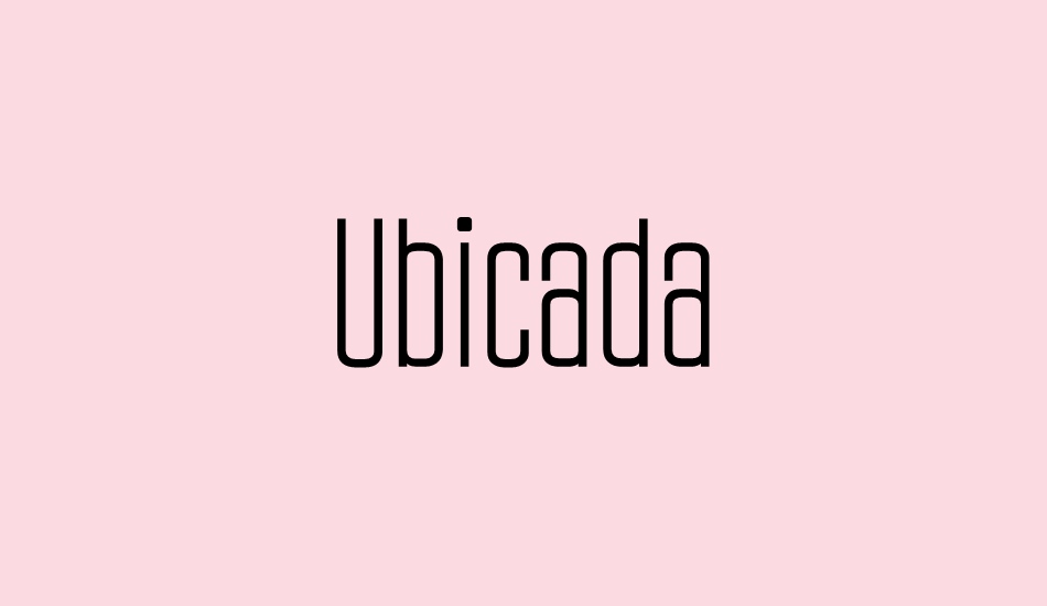 ubicada font big