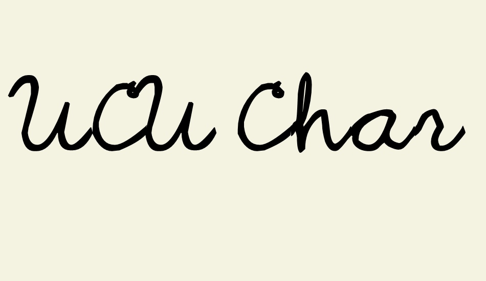 ucu-charles-script font big