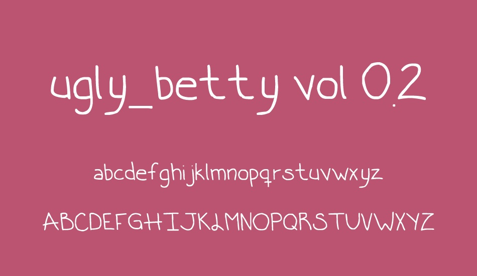 ugly-betty-vol-0-2 font