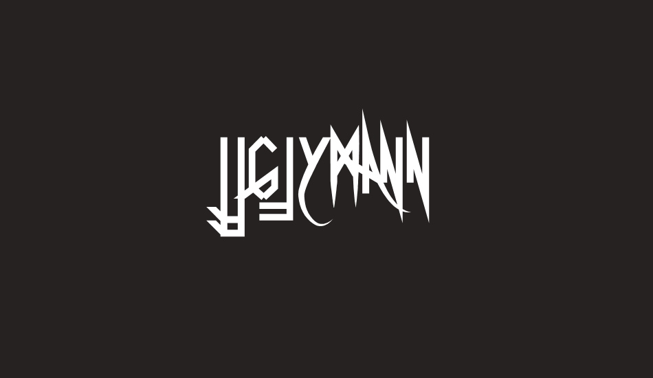 uglymann font big