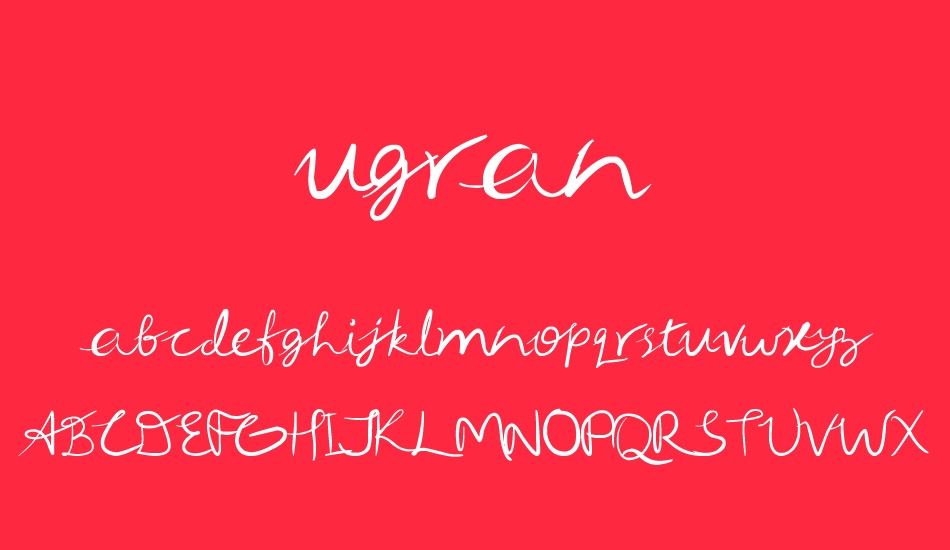 ugran font