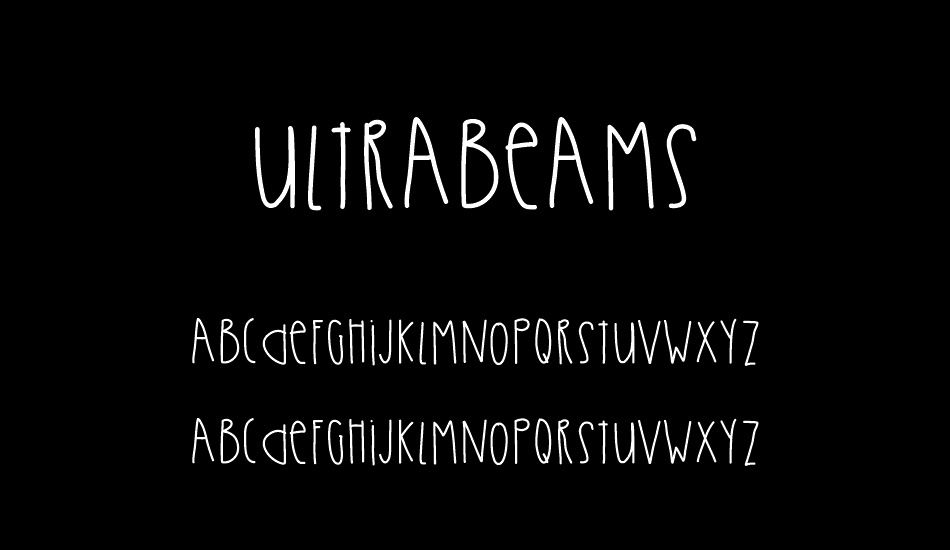 ultrabeams font