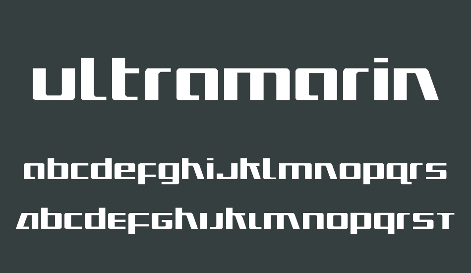 ultramarines font