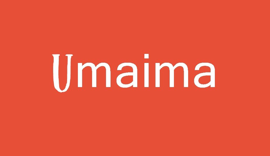 umaima-regular-demo font big