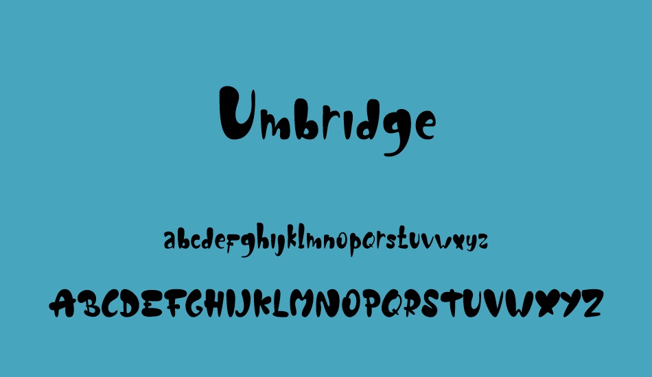 umbridge-demo font