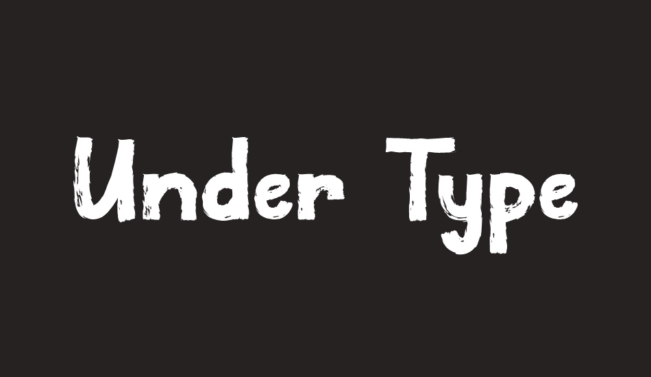 under-type font big