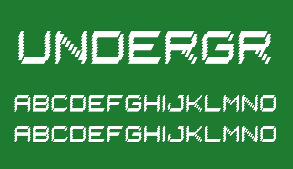 underground font