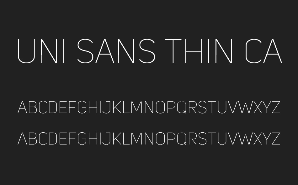 Uni Sans Family font