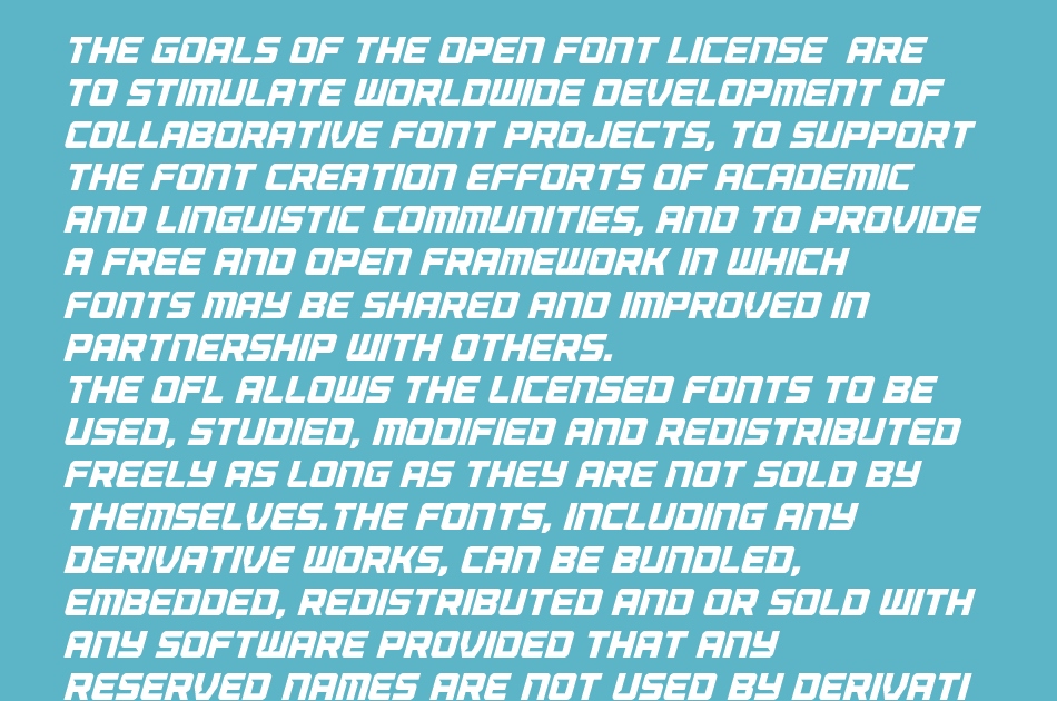 United Colony font 1