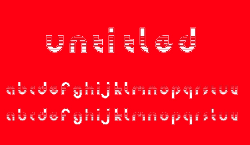 untitled font