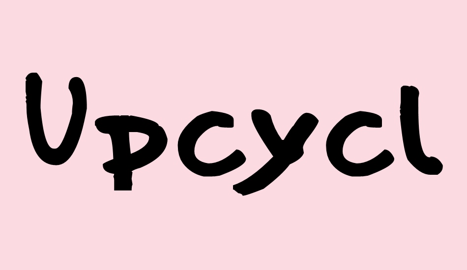 upcycledmama font big