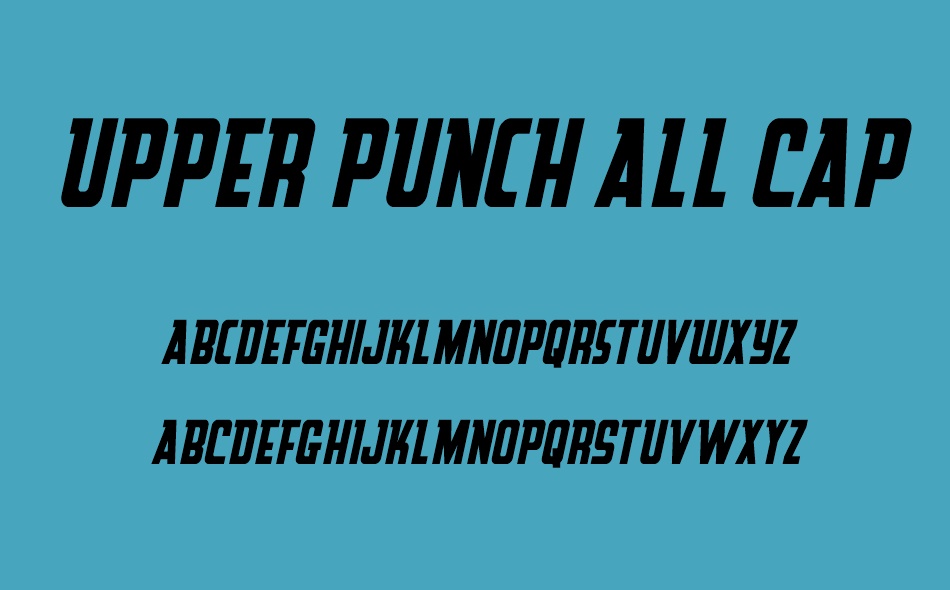 Upper Punch font