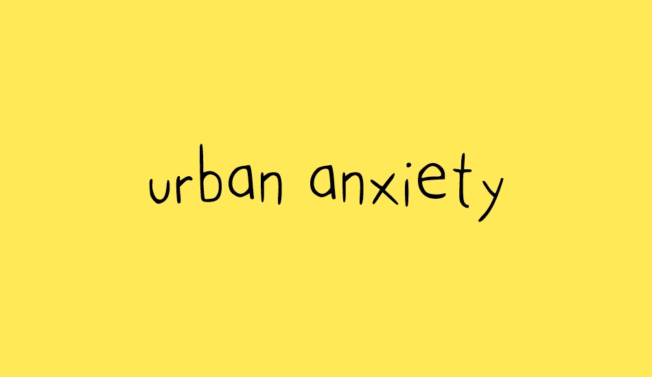 urban-anxiety font big