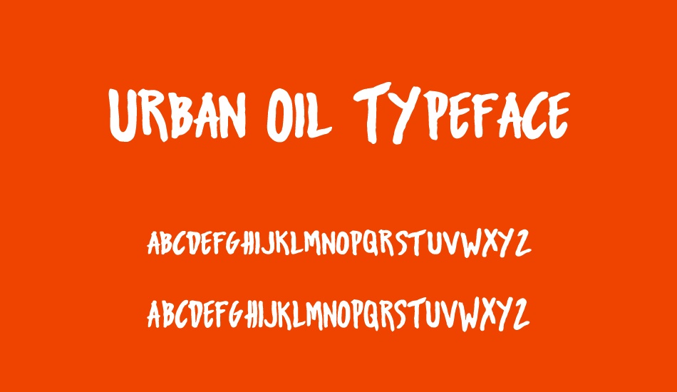 urban-oil-typeface font