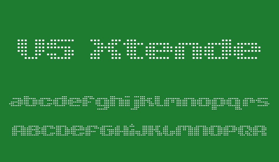 v5-xtender font