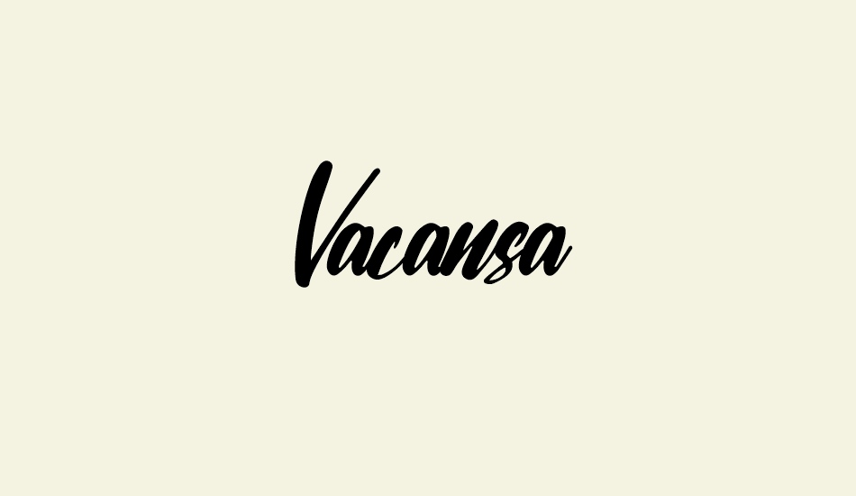 vacansa font big