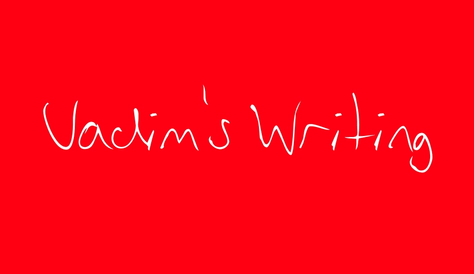 vadims-writing font big