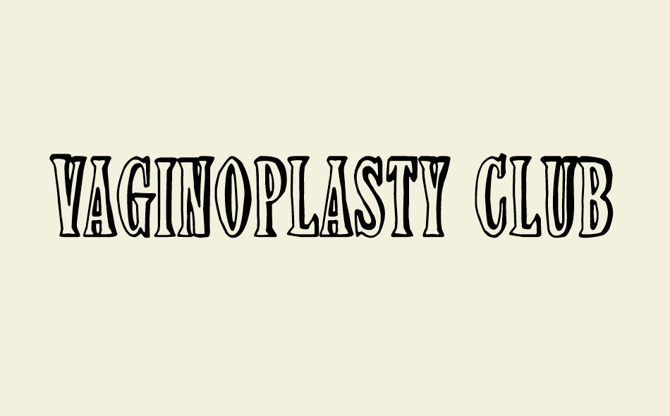 Vaginoplasty Club font big