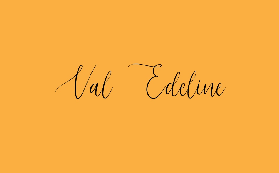 Val Edeline font big