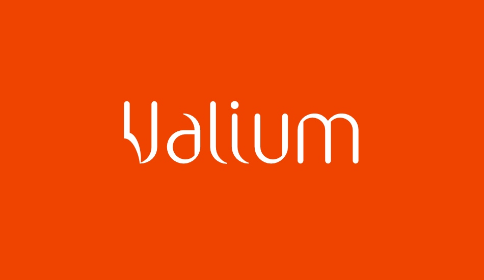 valium font big