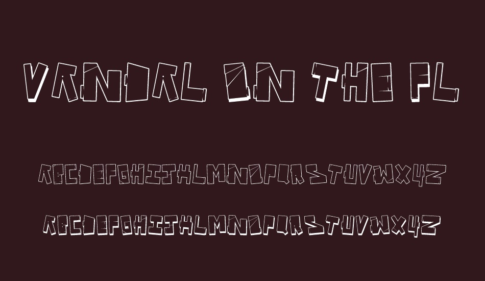 vandal-on-the-fluid font