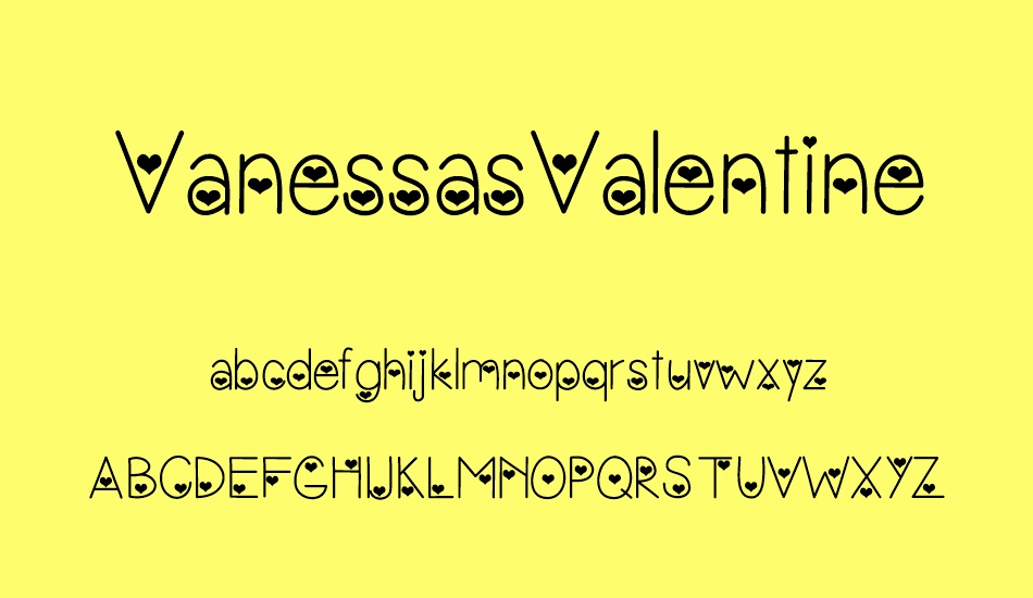 vanessasvalentine font