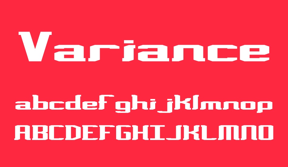 variance-brk font