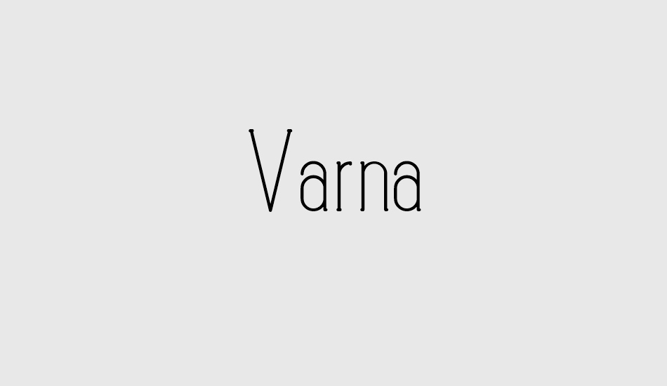 varna font big