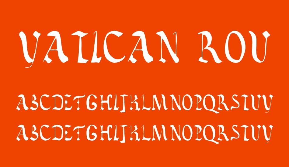 vatican-rough-letters-8th-c- font