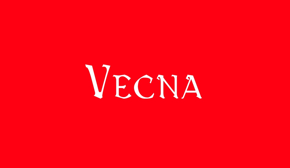 vecna font big