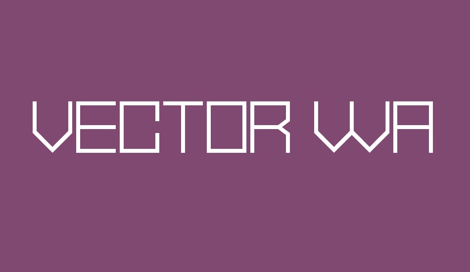 vector-waves font big