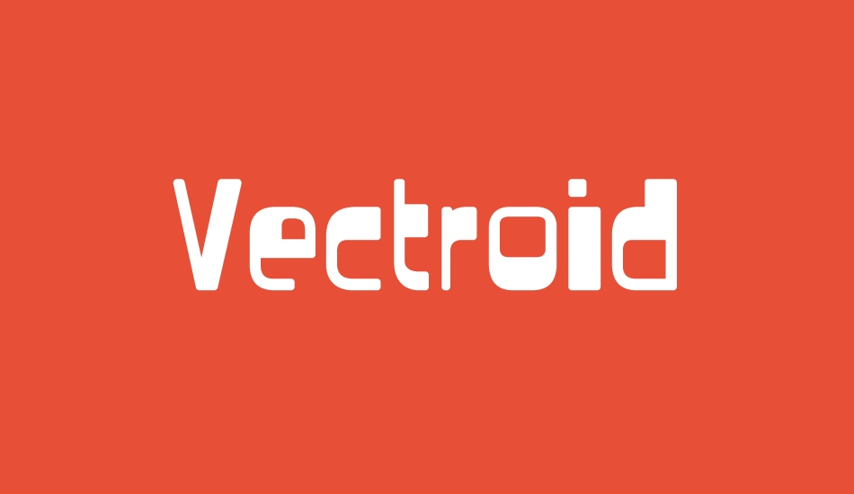 vectroid font big