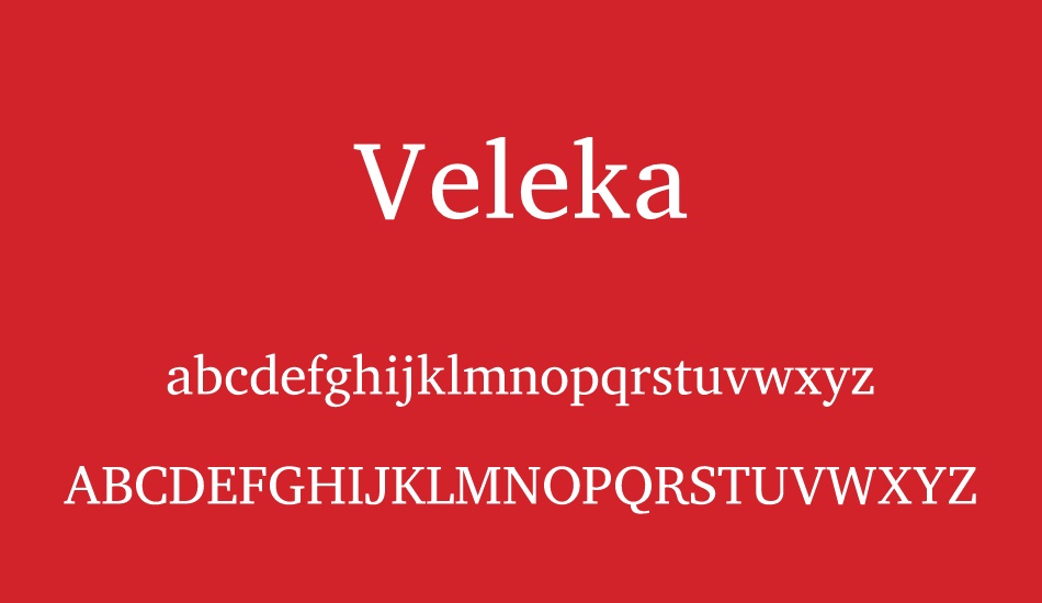 veleka font