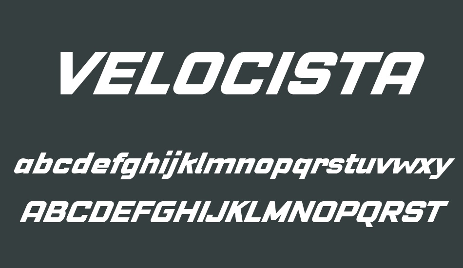 velocısta font