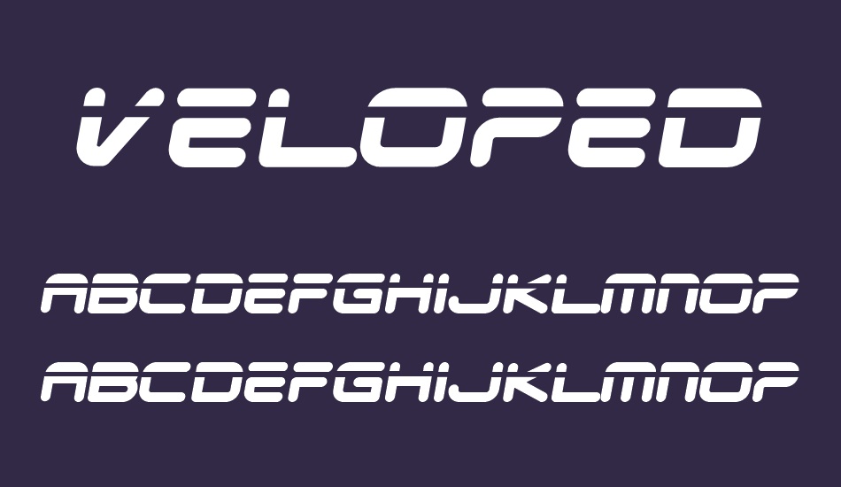 veloped-logotype font