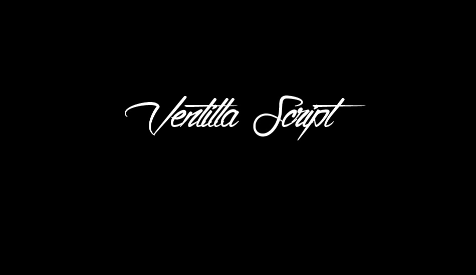 ventilla-script font big