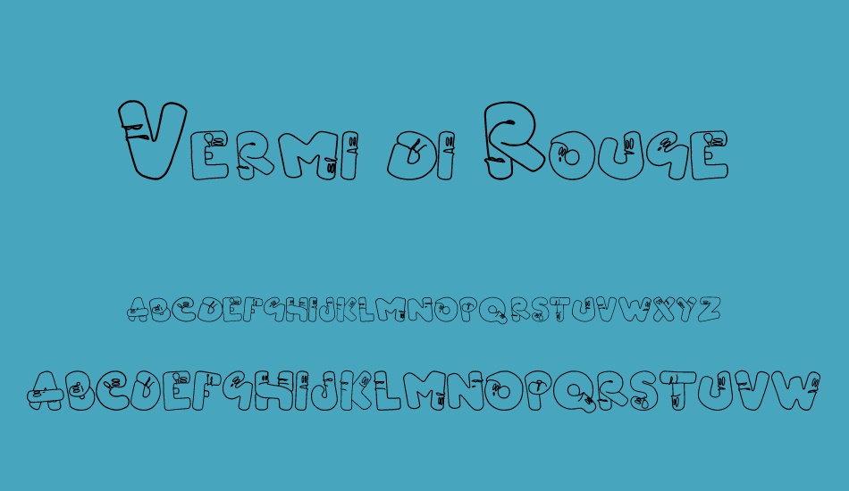 vermi-di-rouge font