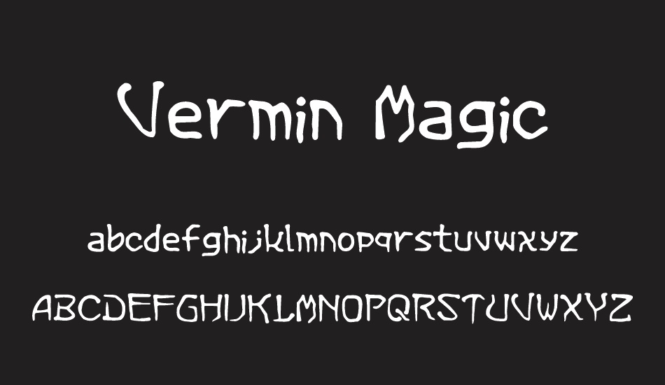 vermin-magic font