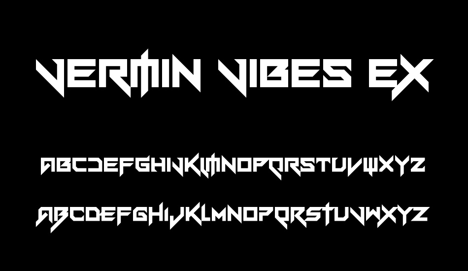 vermin-vibes-ex font