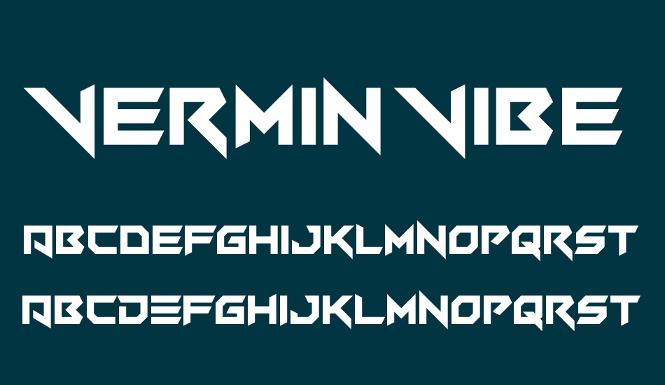 vermin-vibes-v font